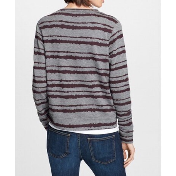 ALC striped grey crew neck sweater - Picture 2 of 8